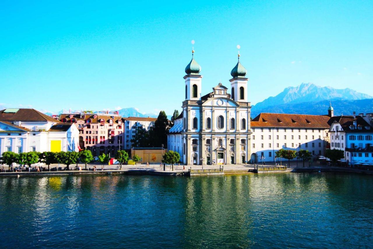 Hitrental Chapel Bridge Apartments Lucerne Ngoại thất bức ảnh