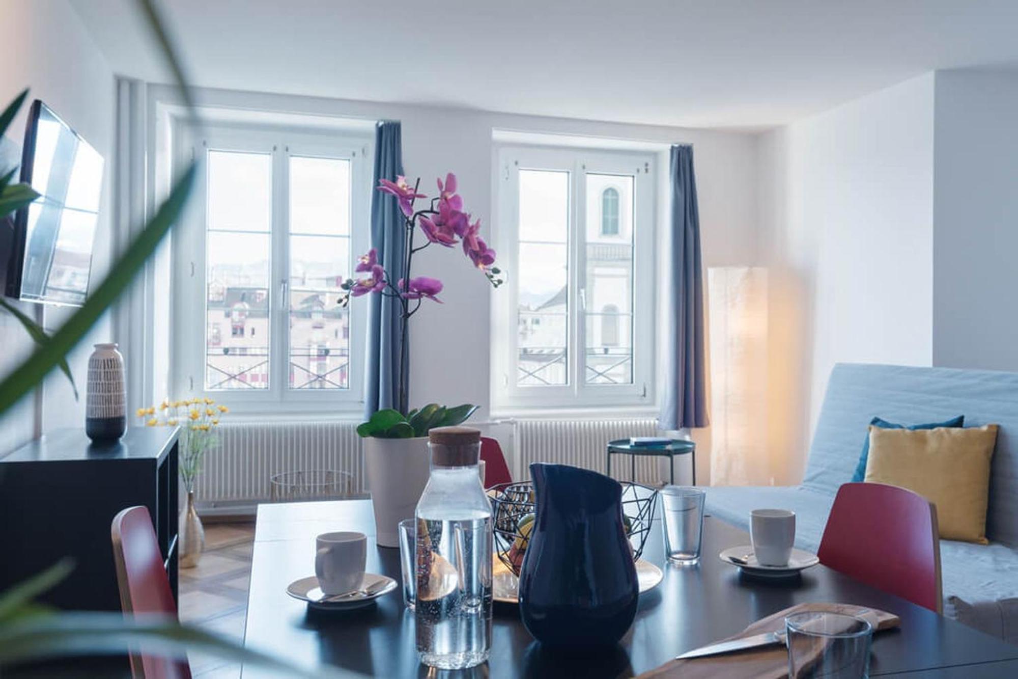 Hitrental Chapel Bridge Apartments Lucerne Ngoại thất bức ảnh